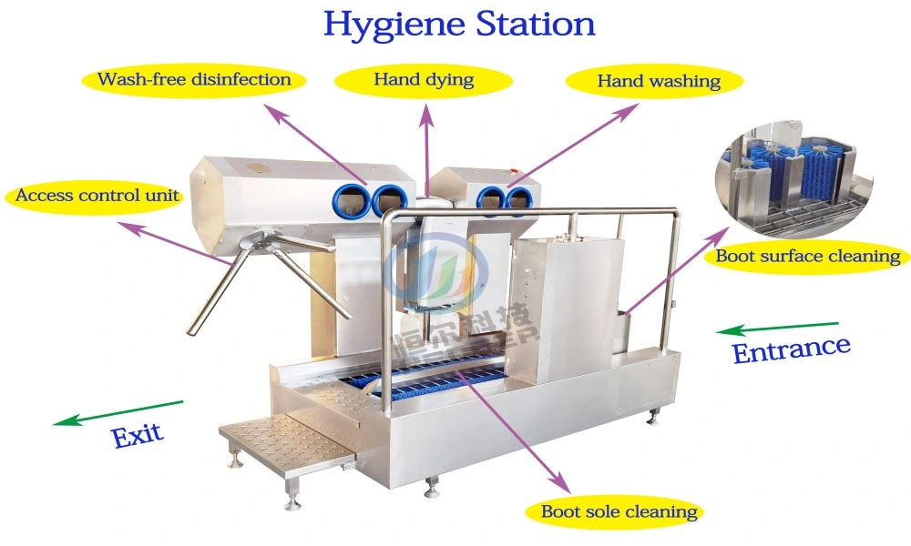 Shoe Washing Machine Hygiene Control Station and Other Cleaning Equipment