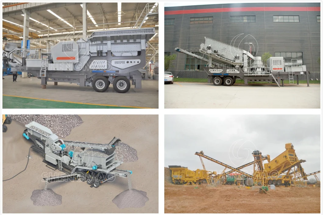 Cement Concrete Crusher Production Line Complete Granite Crushing Aggregate Plant Stone Crusher Equipment for Mining