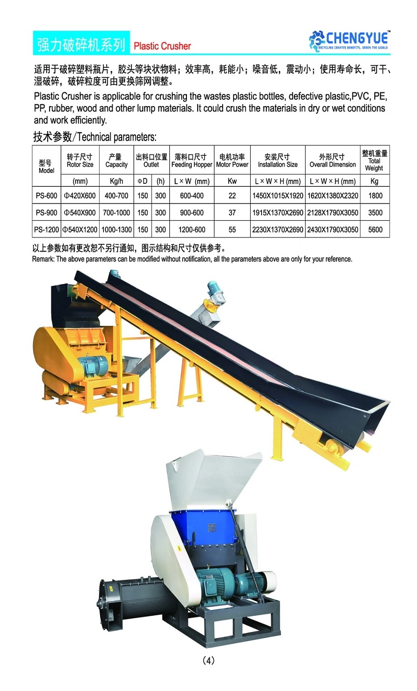 Plastic Crushing Machine Crushing Equipment