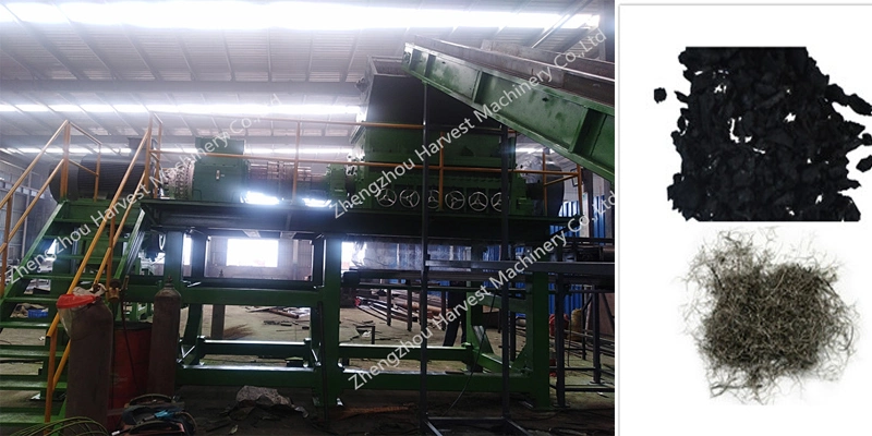 Tyre Grinding Line to Crumb Rubber Waste Rubber Plastic Processing Crushing Equipment